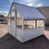 White storage shed for sale