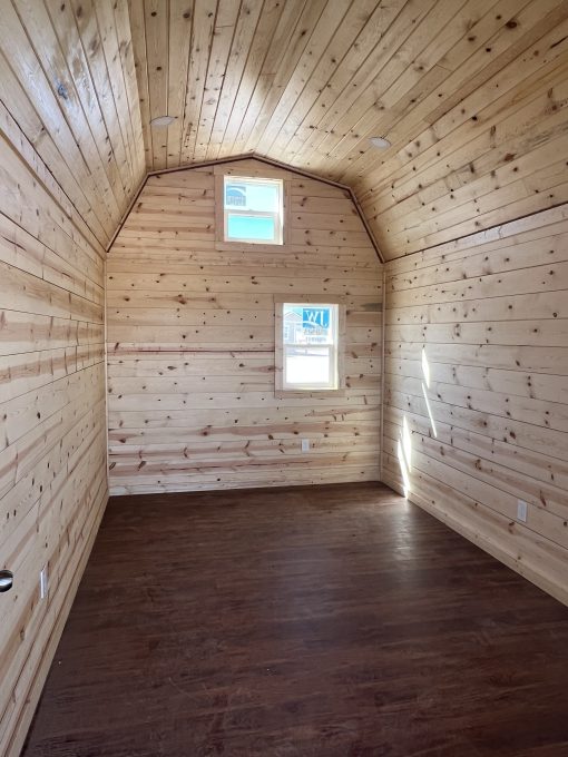 10x20 Barn w/ Porch & Interior Finish 3