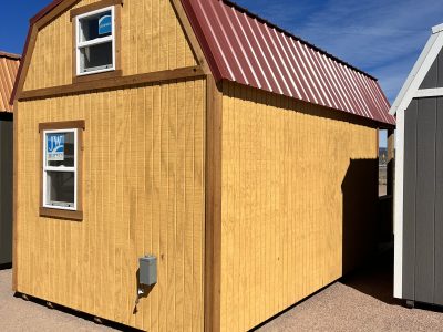 10x20 Barn w/ Porch & Interior Finish 11
