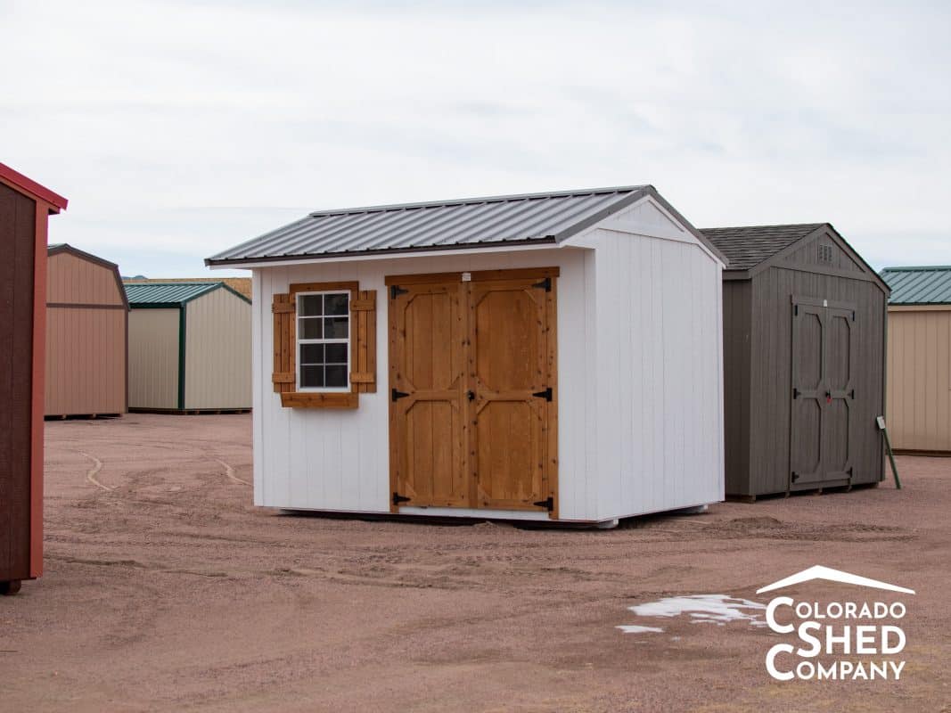 8x12 Tackroom Style Storage Shed from Colorado Sheds