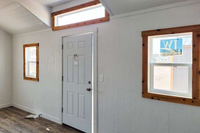 finished shed home interior