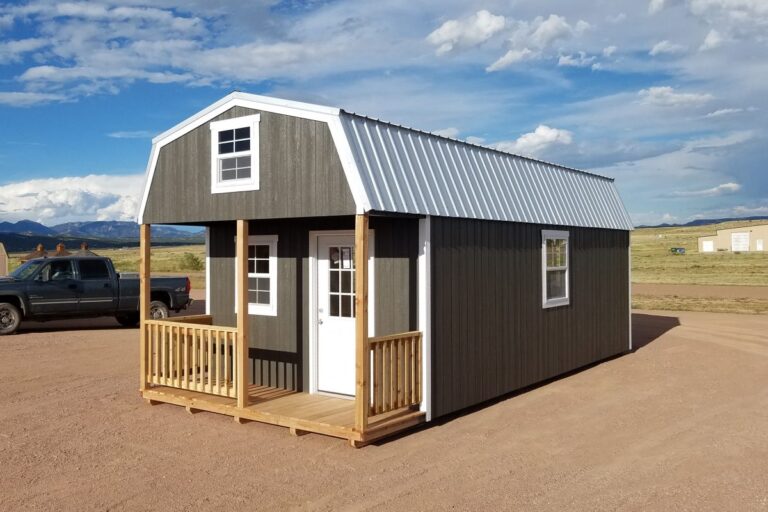 Home Office Shed With Porch