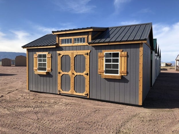 A studio gable style storage shed with many possible uses.