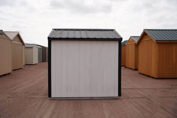 Chicken Coop 6x8 perfect for raising chickens, viewed from the back