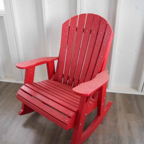 Adirondack Rocker - Cardinal Red