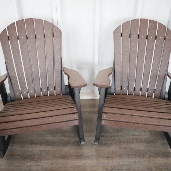 Adirondack Rocker Set - Tudor Brown/Black