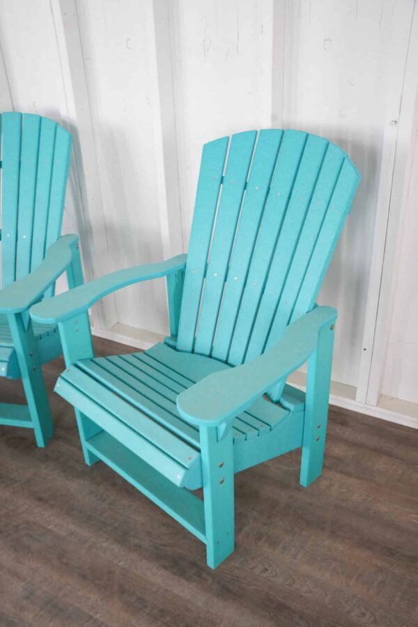 Adirondack Chair Set - Aruba Blue - Image 2