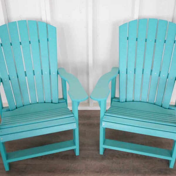 Adirondack Chair Set - Aruba Blue
