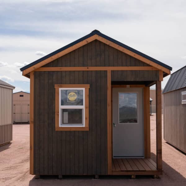 10x20 Gable w/ Porch with Interior Finish