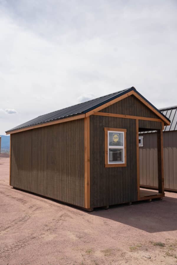 10x20 Gable w/ Porch with Interior Finish - Image 6