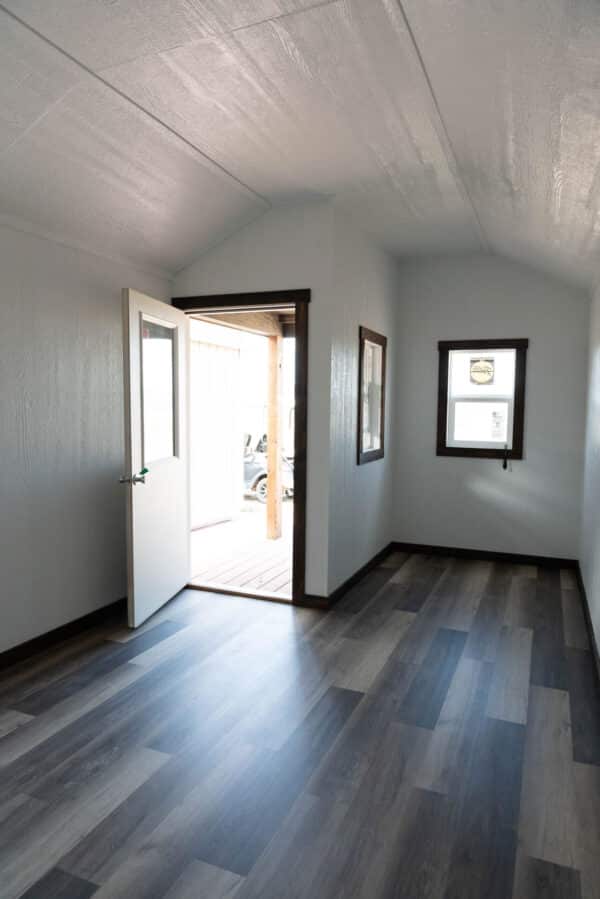 10x20 Gable w/ Porch with Interior Finish - Image 4