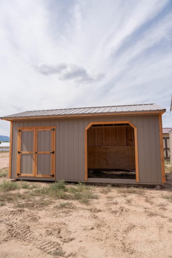 10x20 Loafing Shed w/ Tackroom - Image 12