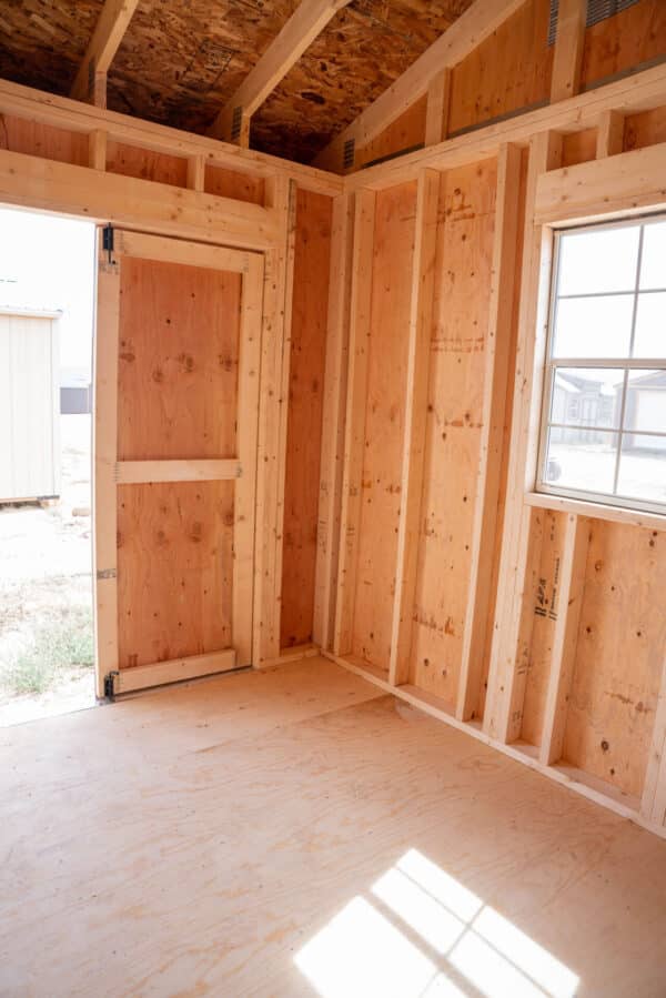 10x20 Loafing Shed w/ Tackroom - Image 8