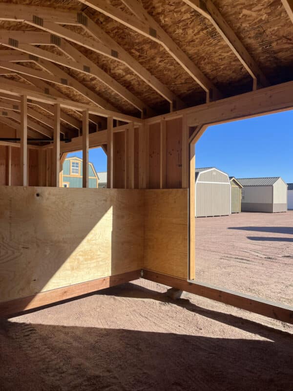 12x32 Loafing Shed w/ Tackroom - Image 9