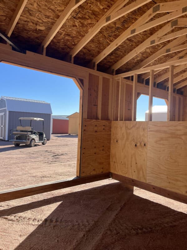 12x32 Loafing Shed w/ Tackroom - Image 3