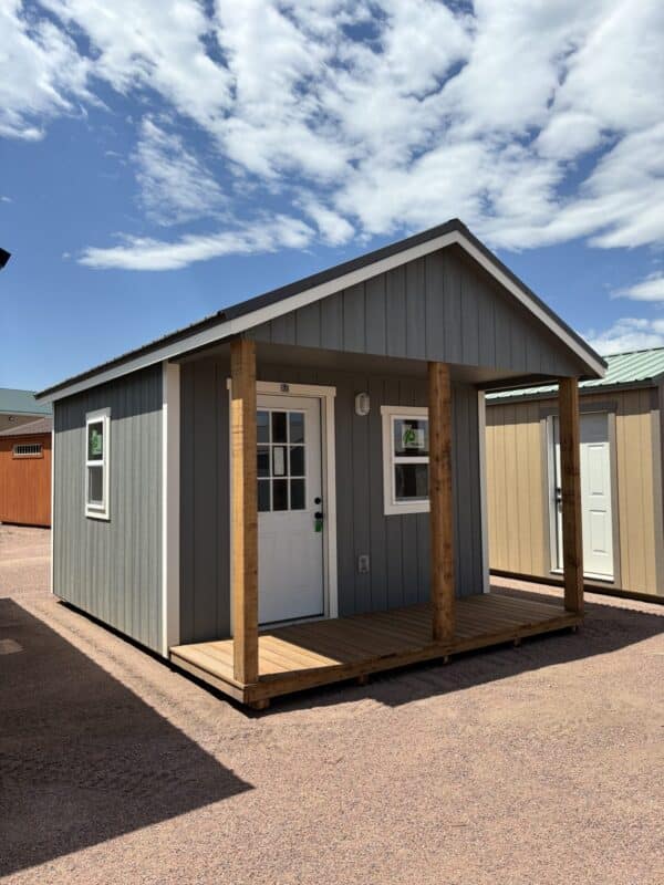 12x16 Studio Gable W/ Porch - Image 2