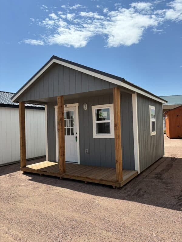 12x16 Studio Gable W/ Porch - Image 3