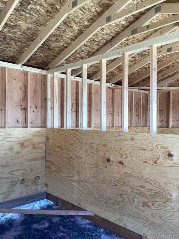 12x36 Loafing Shed w/ Tackroom - Image 9