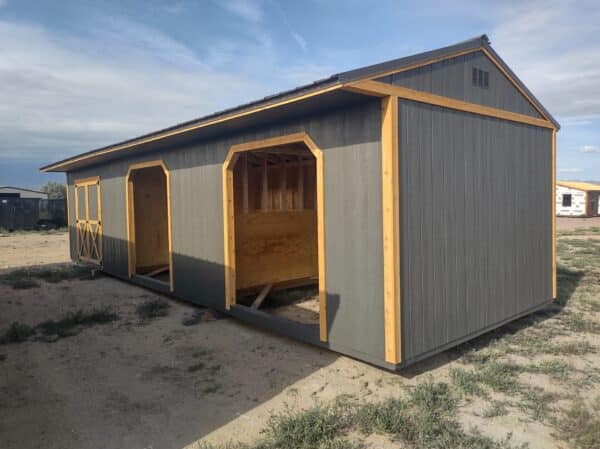 12x36 Loafing Shed w/ Tackroom - Image 2