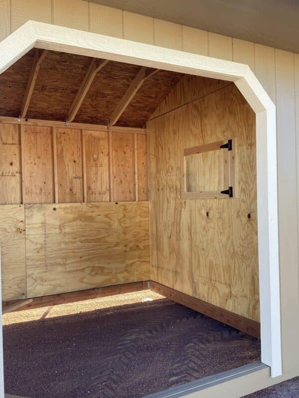10x20 Loafing Shed w/ Tackroom - Image 5