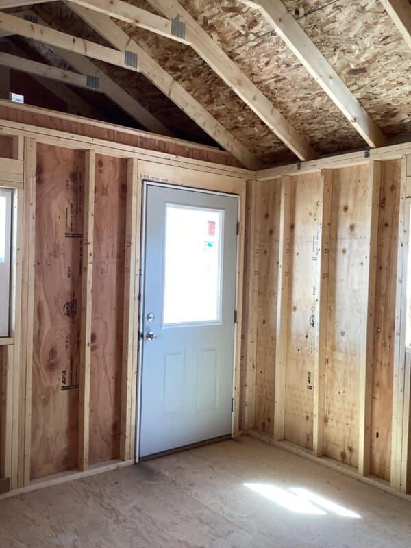 12x16 Studio Gable w/ Porch - Image 4
