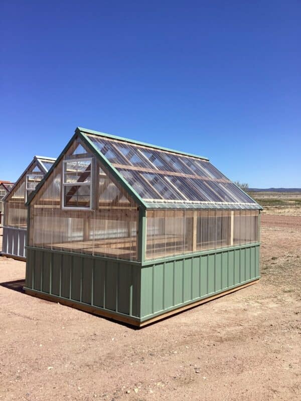 8x12 Green House - Image 3