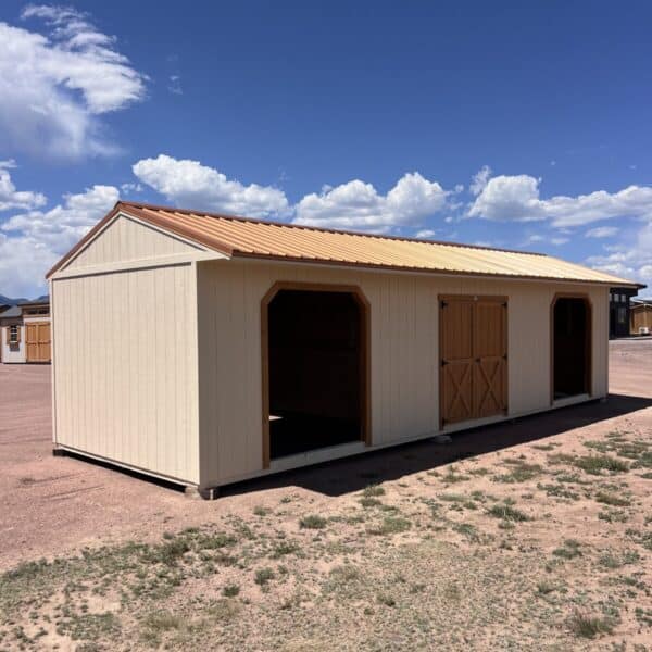 12x36 Loafing Shed w/ Tackroom