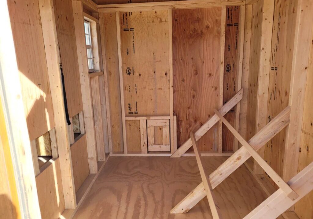 storage shed interior