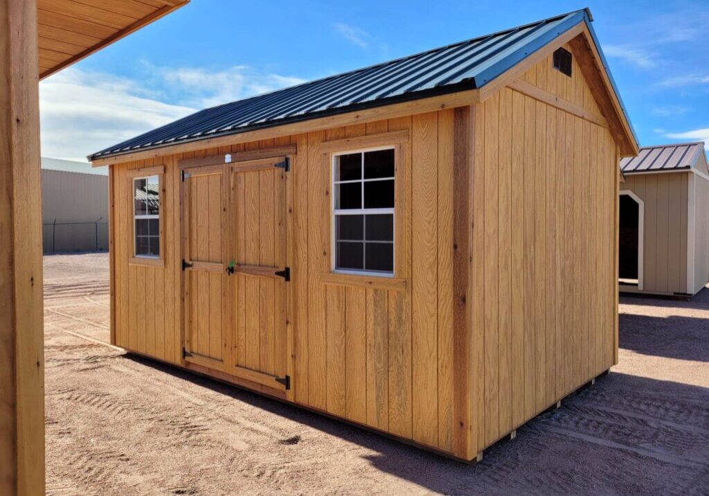 wooden storage shed for sale