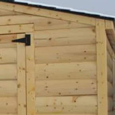 log sided sheds