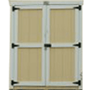 wooden shed doors